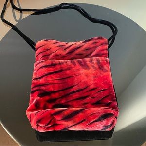 Sharon Block small velvet shoulder bag